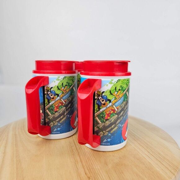 Disney Parks Travel Cup Mug Lot 3 Walt Disney World Whirley Mickey Souvenir WDW - Picture 2 of 7